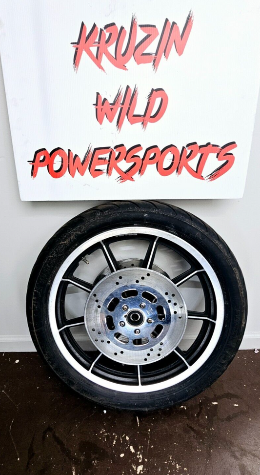 1995 HARLEY DYNA CONVERTIBLE 19x2.15 Front Wheel Rim Tire Dual Brake Rotor