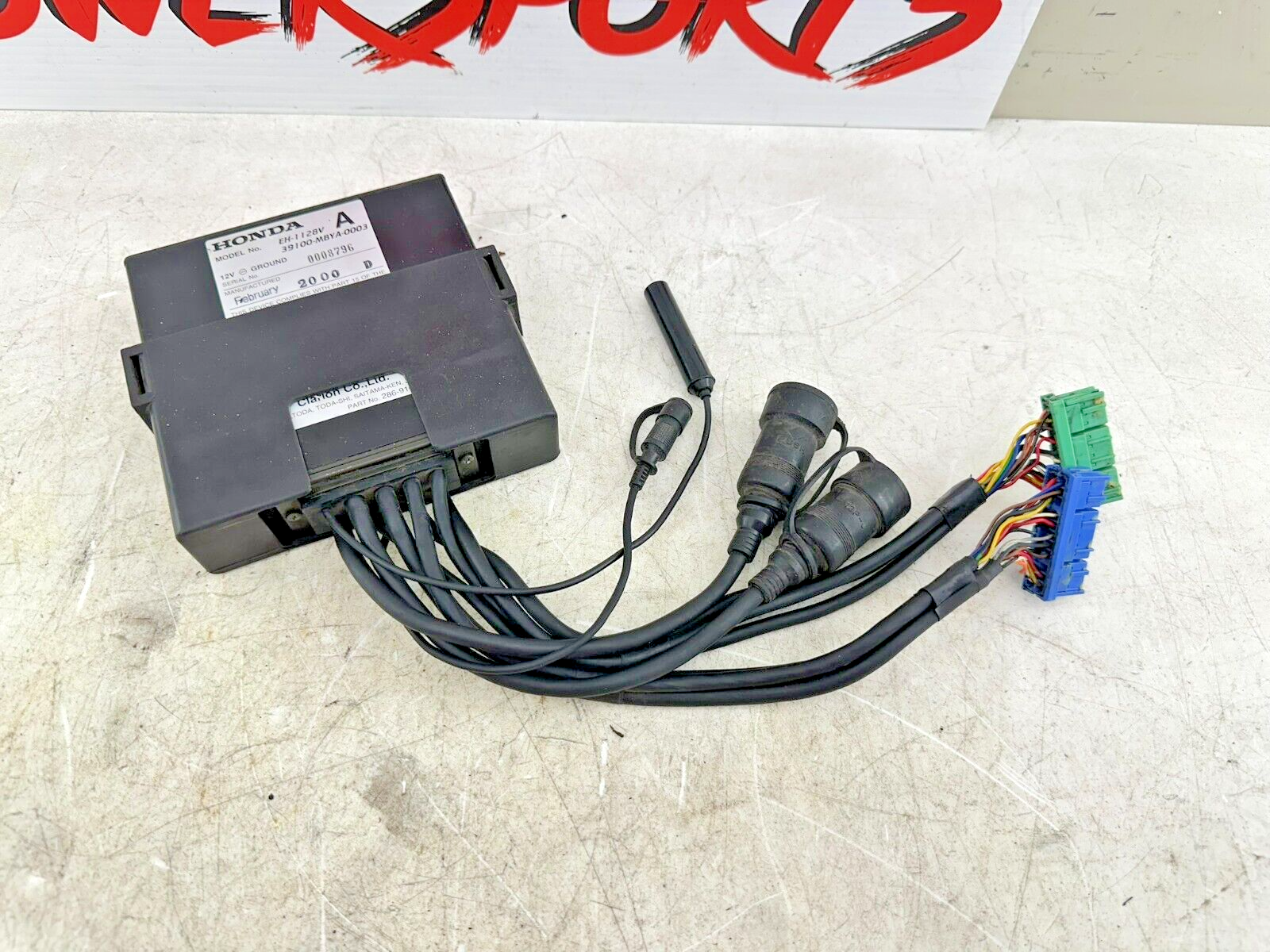 1999 HONDA VALKYRIE INTERSTATE AM FM Radio Stereo Unit Module 39100-MBYA-0003