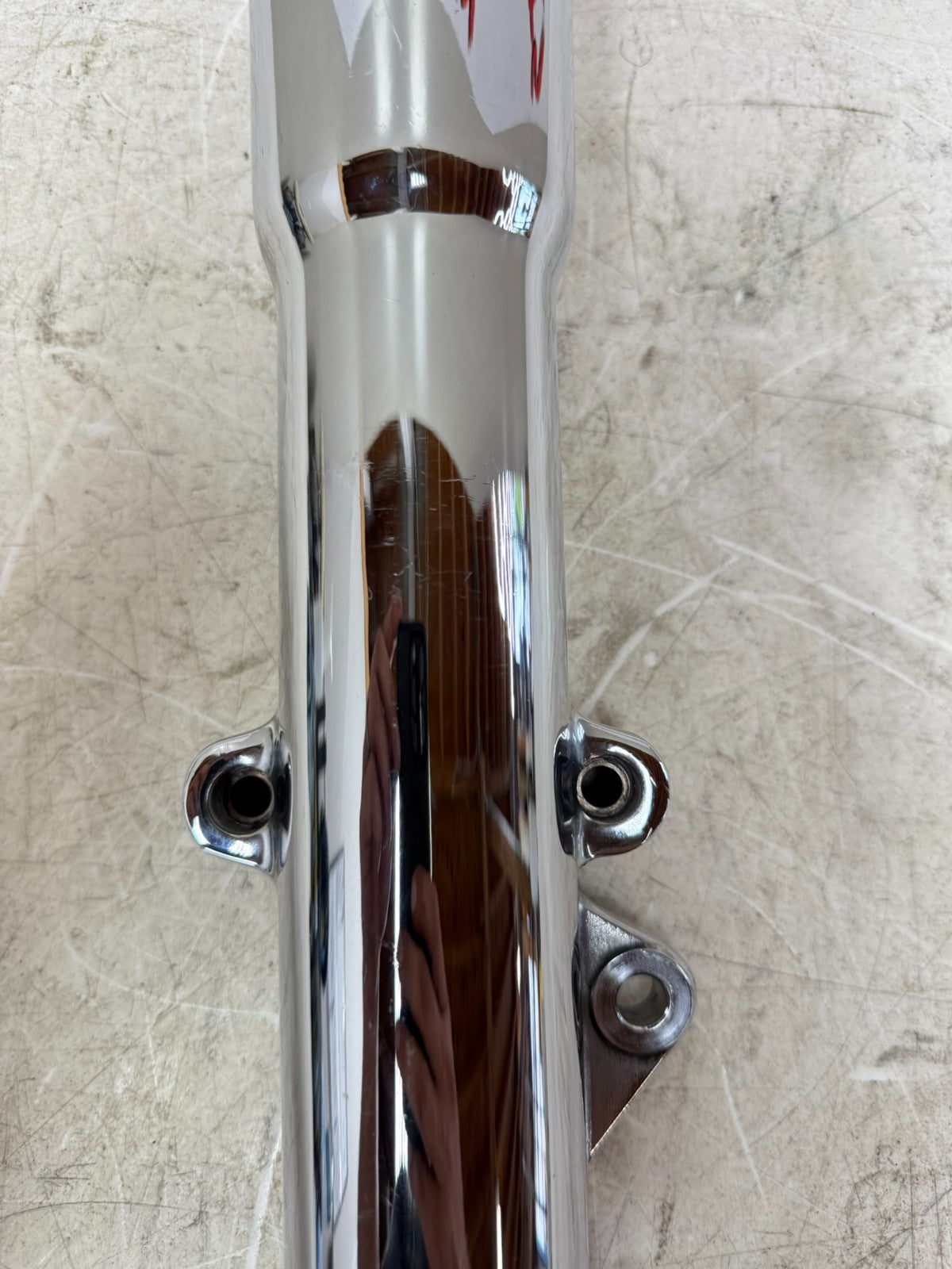 1997 HARLEY DAVIDSON SOFTAIL 41mm Left Chrome Fork Leg Tube Lower Slider