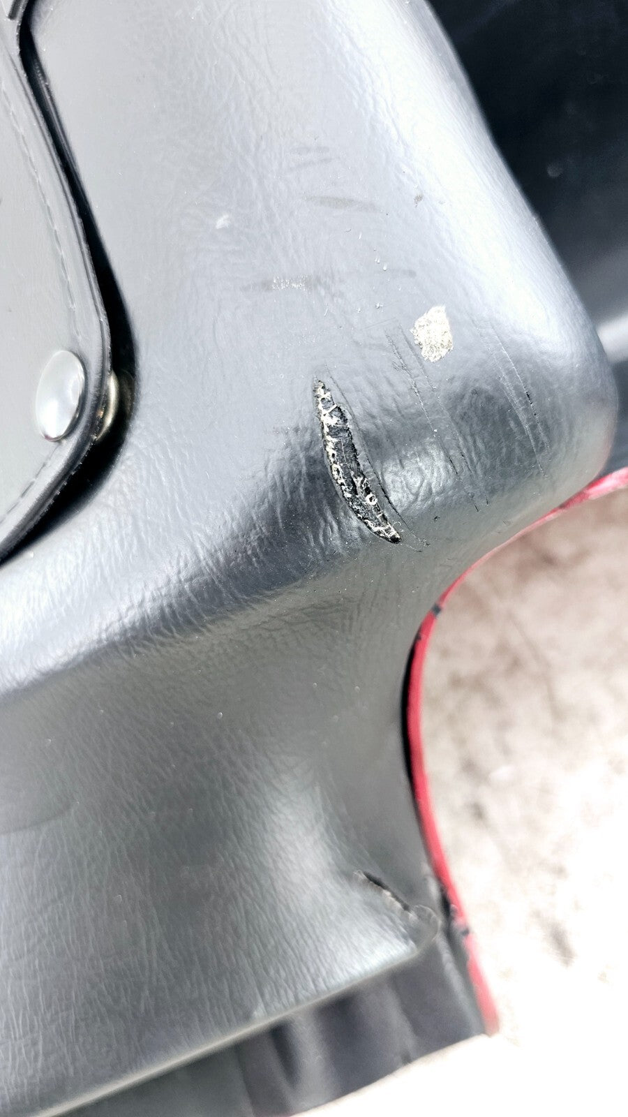 1998 HARLEY FLH ELECTRA GLIDE Right Lower Leg Fairing COWL PANEL RED BLACK OEM