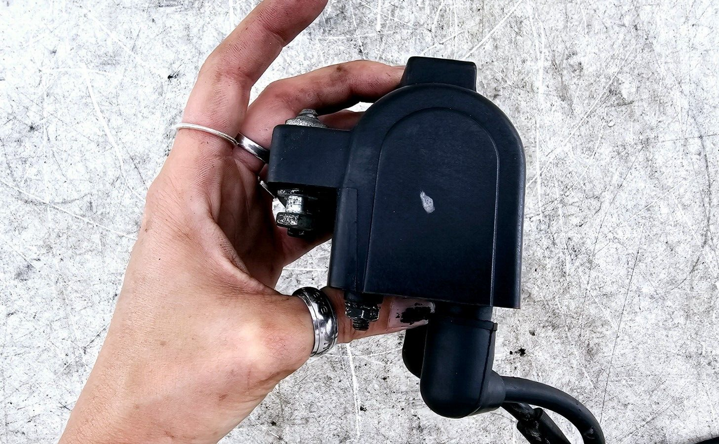 1994 HARLEY FLH ELECTRA GLIDE Ignition Coil w Spark Plug Wires OEM 21614-83A
