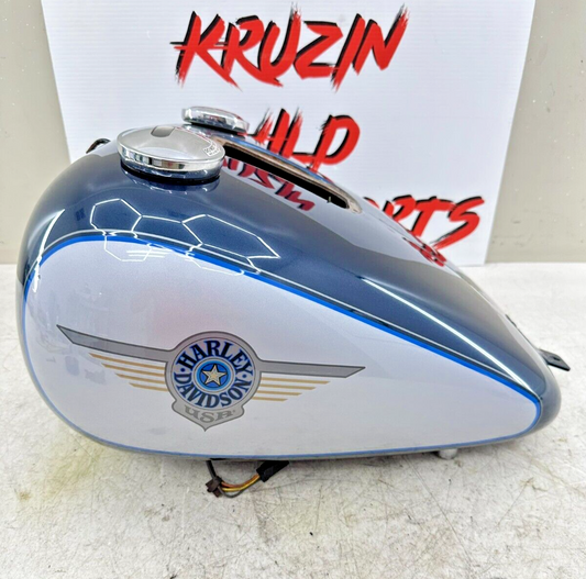 2002 HARLEY SOFTAIL OEM HD EFI Gas Fuel Tank Nice Paint