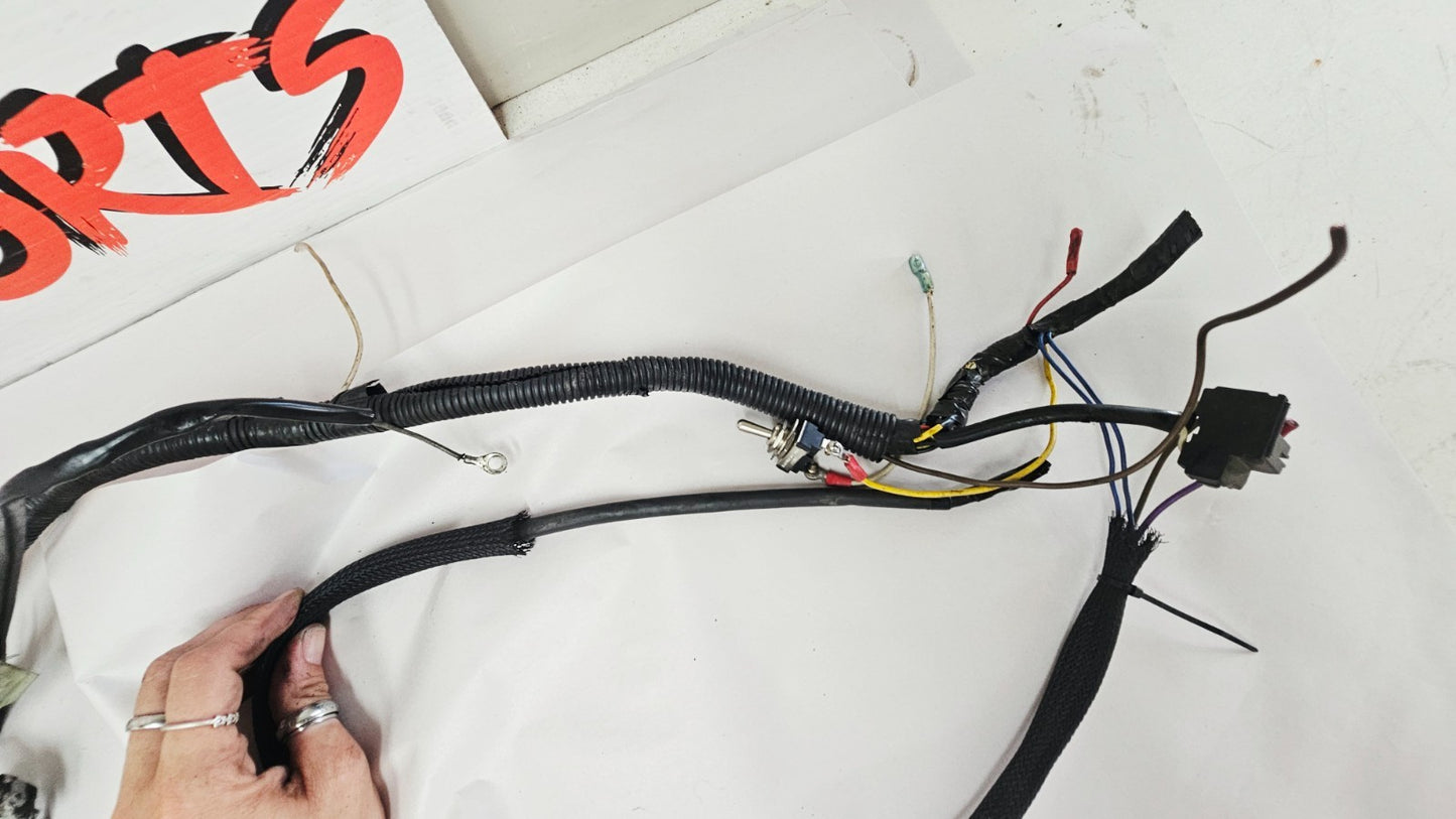 1995 HARLEY SOFTAIL FATBOY Custom Wire Wiring Harness Loom Ignition Switch & Key