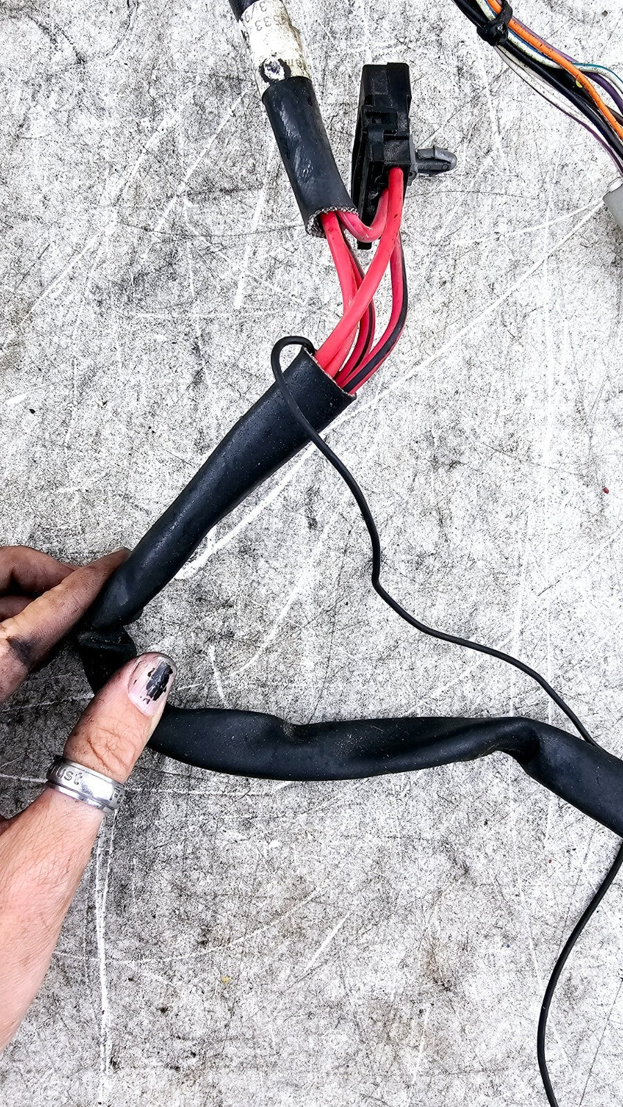 1994 HARLEY FLH ELECTRA GLIDE Main Fairing Batwing Interconnect Wire Harness