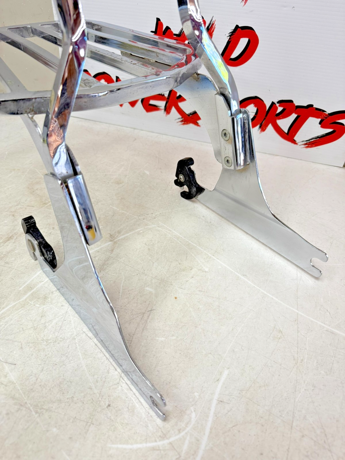 1997 HARLEY DAVIDSON SOFTAIL Backrest Rear Sissy Bar Luggage Rack