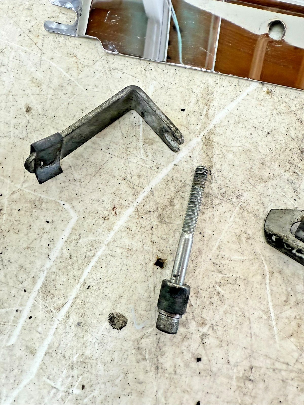 1997 HARLEY DAVIDSON SOFTAIL Chrome Transmission Oil Pump Cover