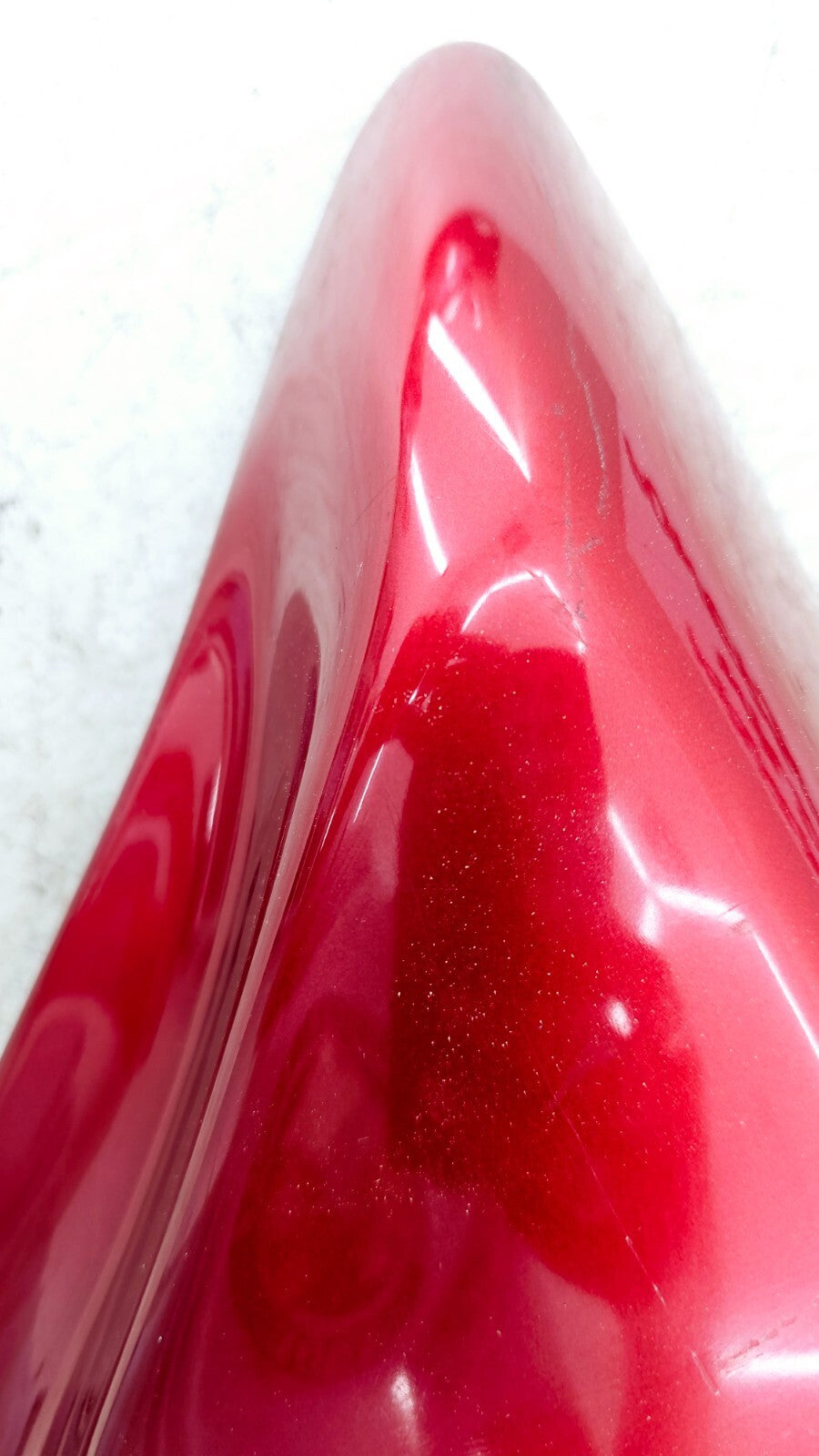 1998 HARLEY FLH ELECTRA GLIDE Left Side Cover Fairing Panel Cowl RED BLACK OEM