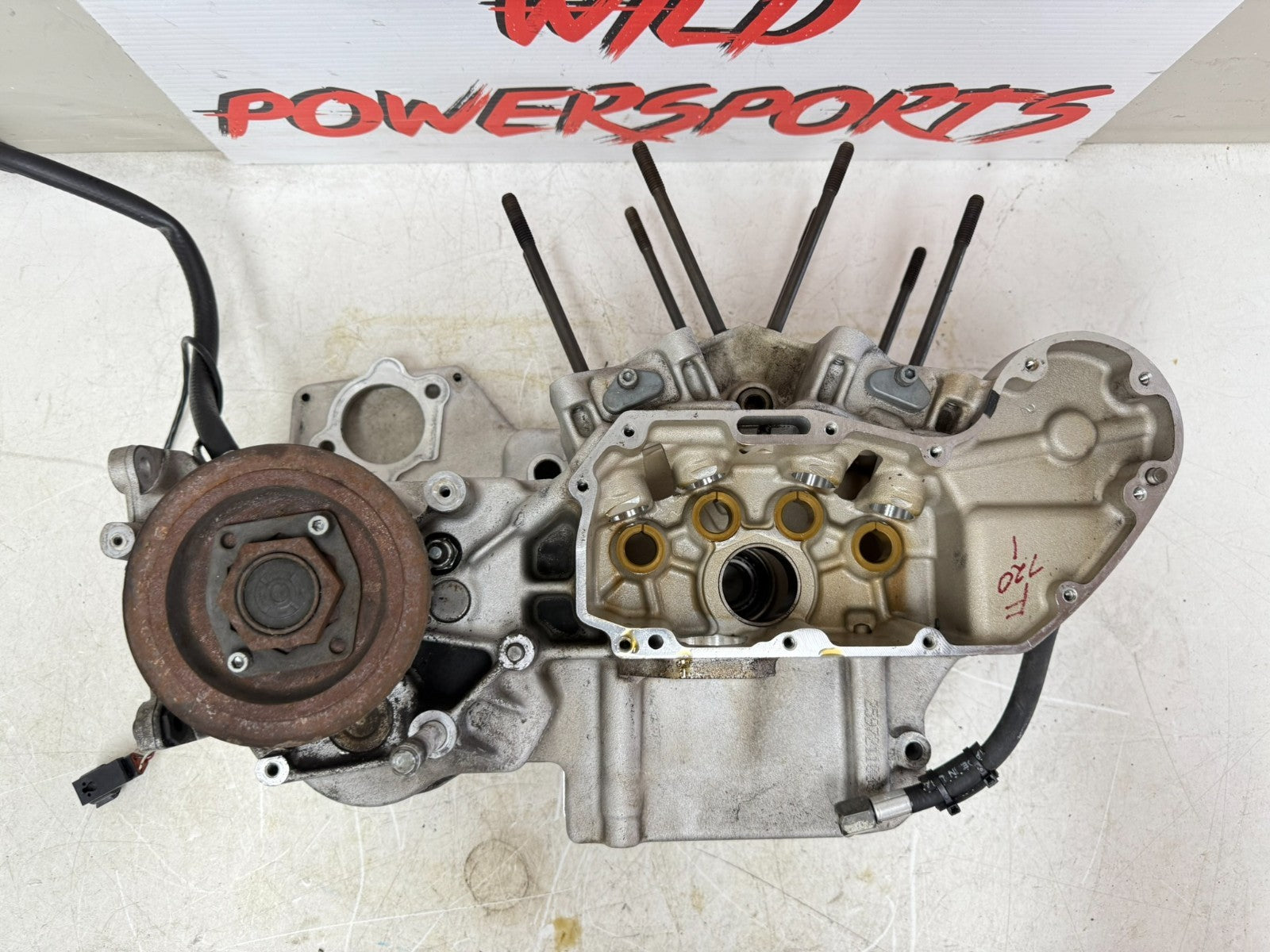 1997 Harley Davidson Sportster Engine Motor Block Crankcase Crank Cases