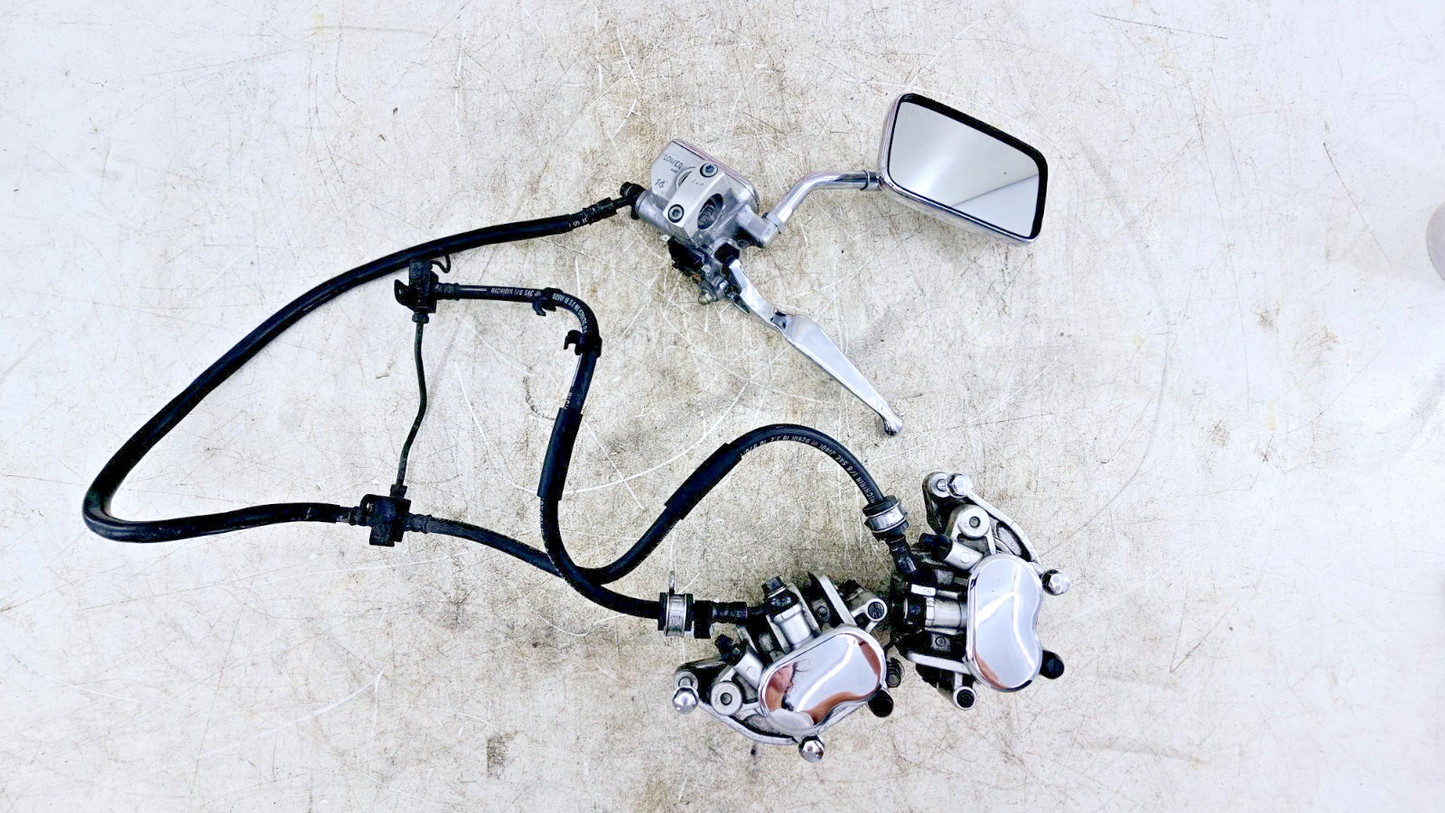 1999 HONDA VALKYRIE INTERSTATE Dual Caliper Hose Master Cylinder + Right Mirror