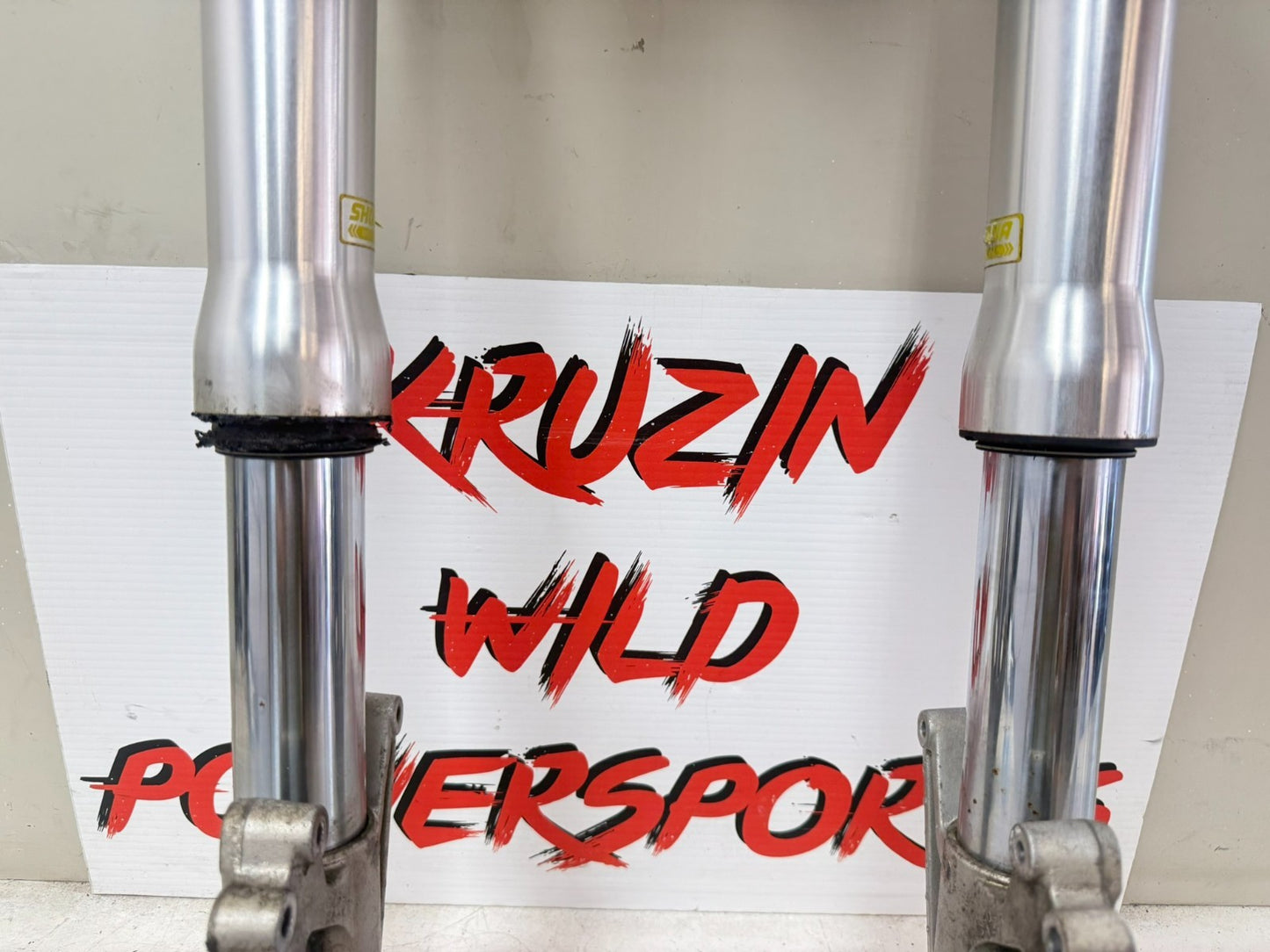 2001 HONDA VALKYRIE INTERSTATE Front End Forks Triple Tree Clamp Straight