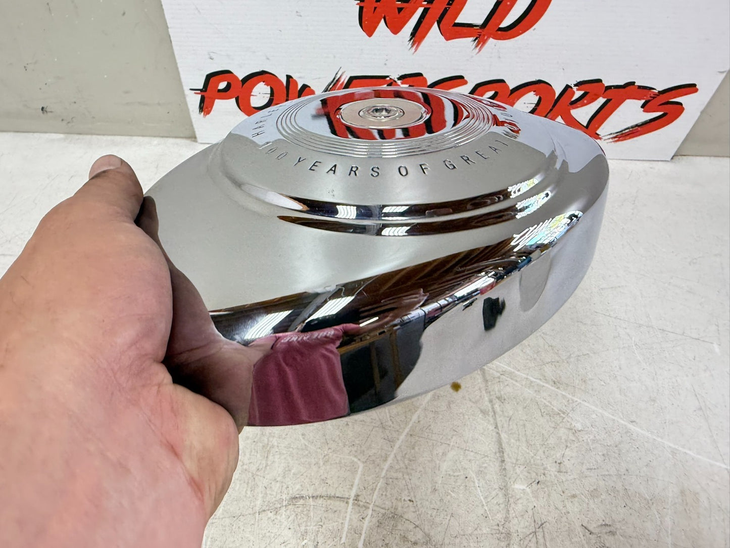 2003 HARLEY ELECTRA GLIDE 100th Anniversary Air Cleaner Housing Chrome Cover