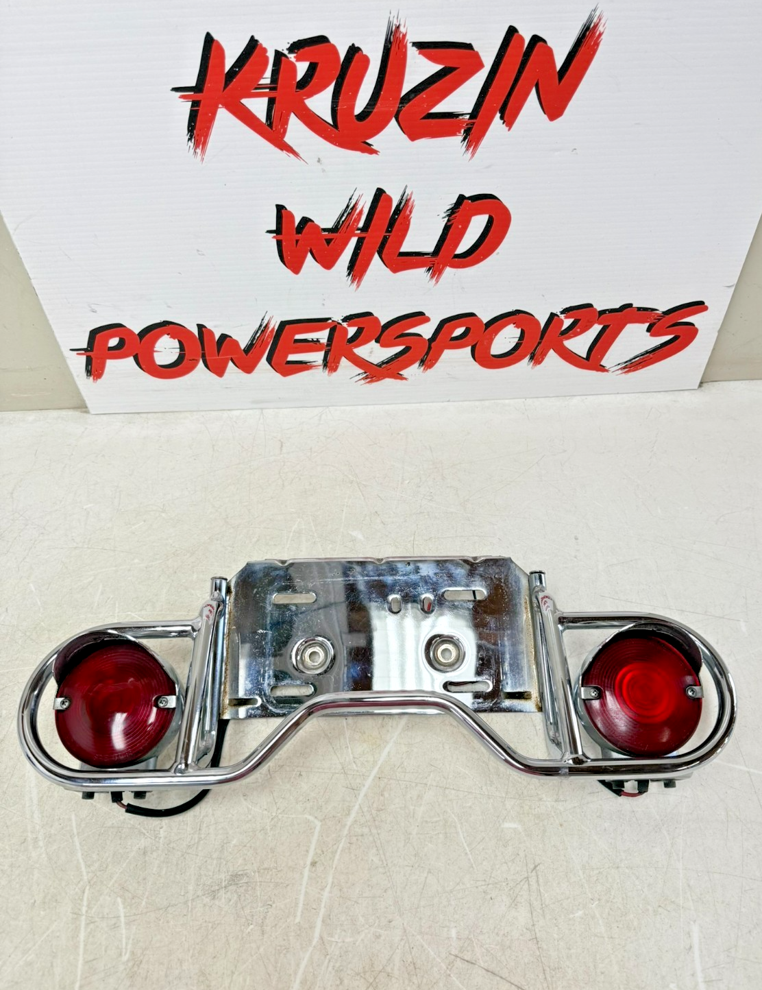 2003 HARLEY ELECTRA GLIDE License Plate Tag Mount Tail Light Bar