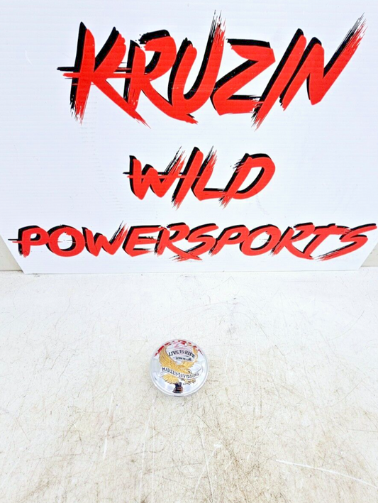 1999 HARLEY DYNA CONVERTIBLE Gas Cap Chrome Live To Ride Ride To Live