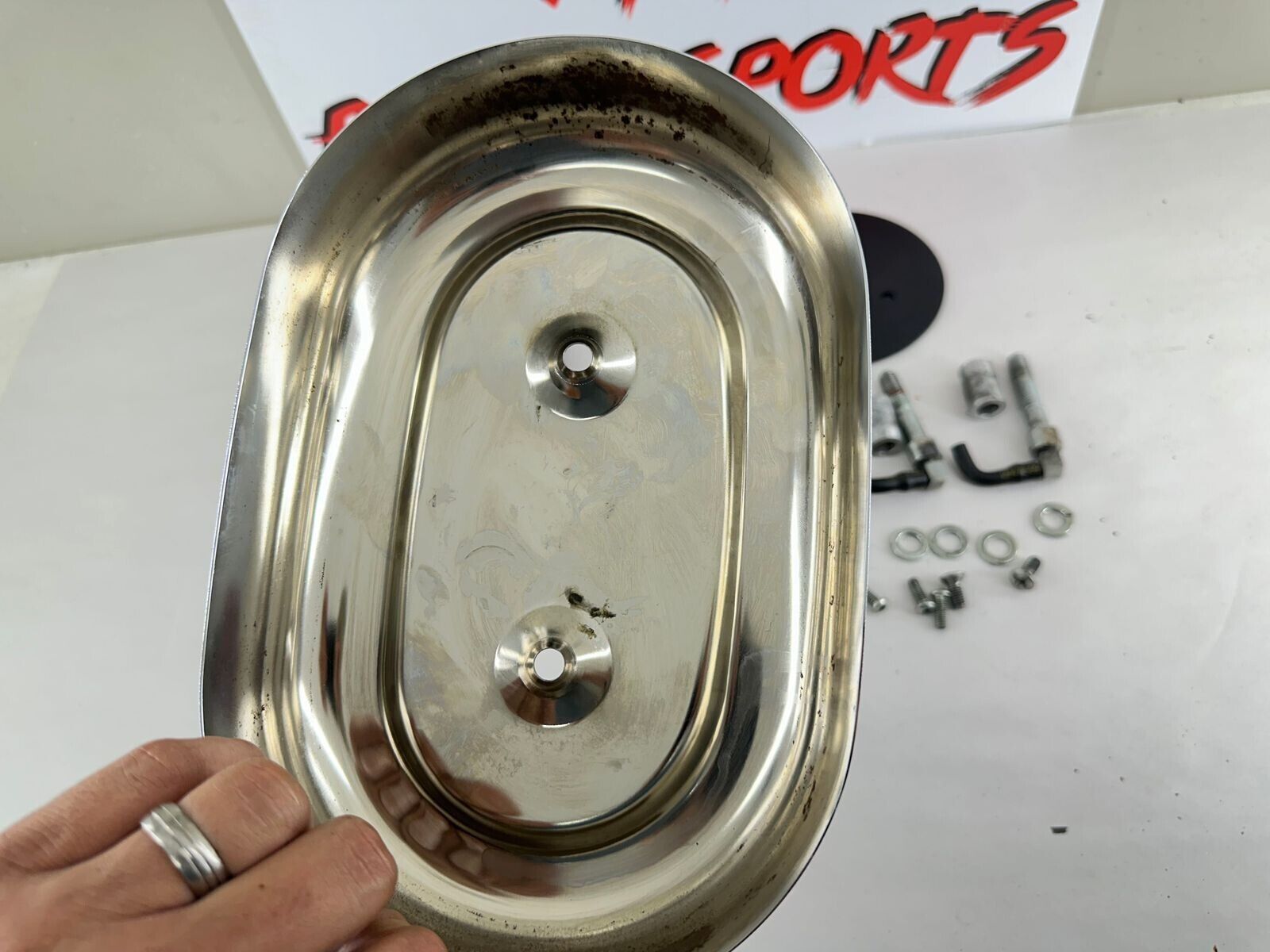 2003 Harley Davidson Sportster Air Filter + Cover + Backing Plate