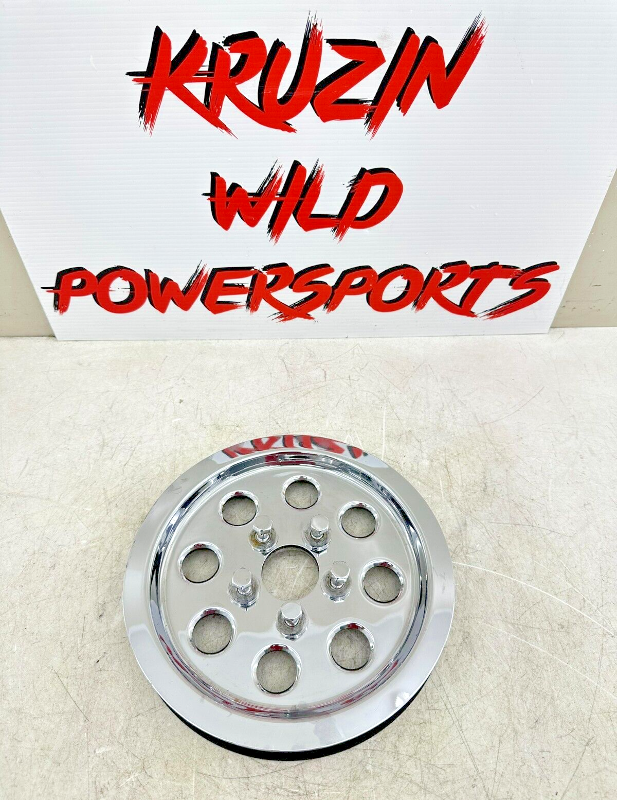 1997 HARLEY SPORTSTER Final Drive Pulley Gear Sprocket W/ Chrome Cover 61T