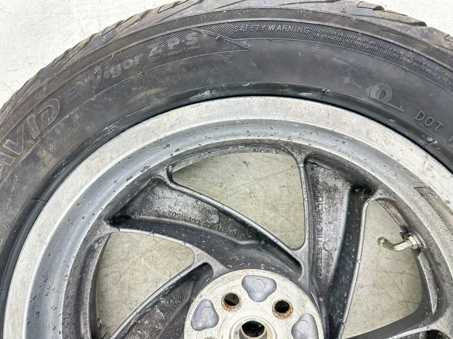 2004 Honda Goldwing GL1800 16" Rear Wheel Rim W/ Car Tire 195/55/16 + Rotor