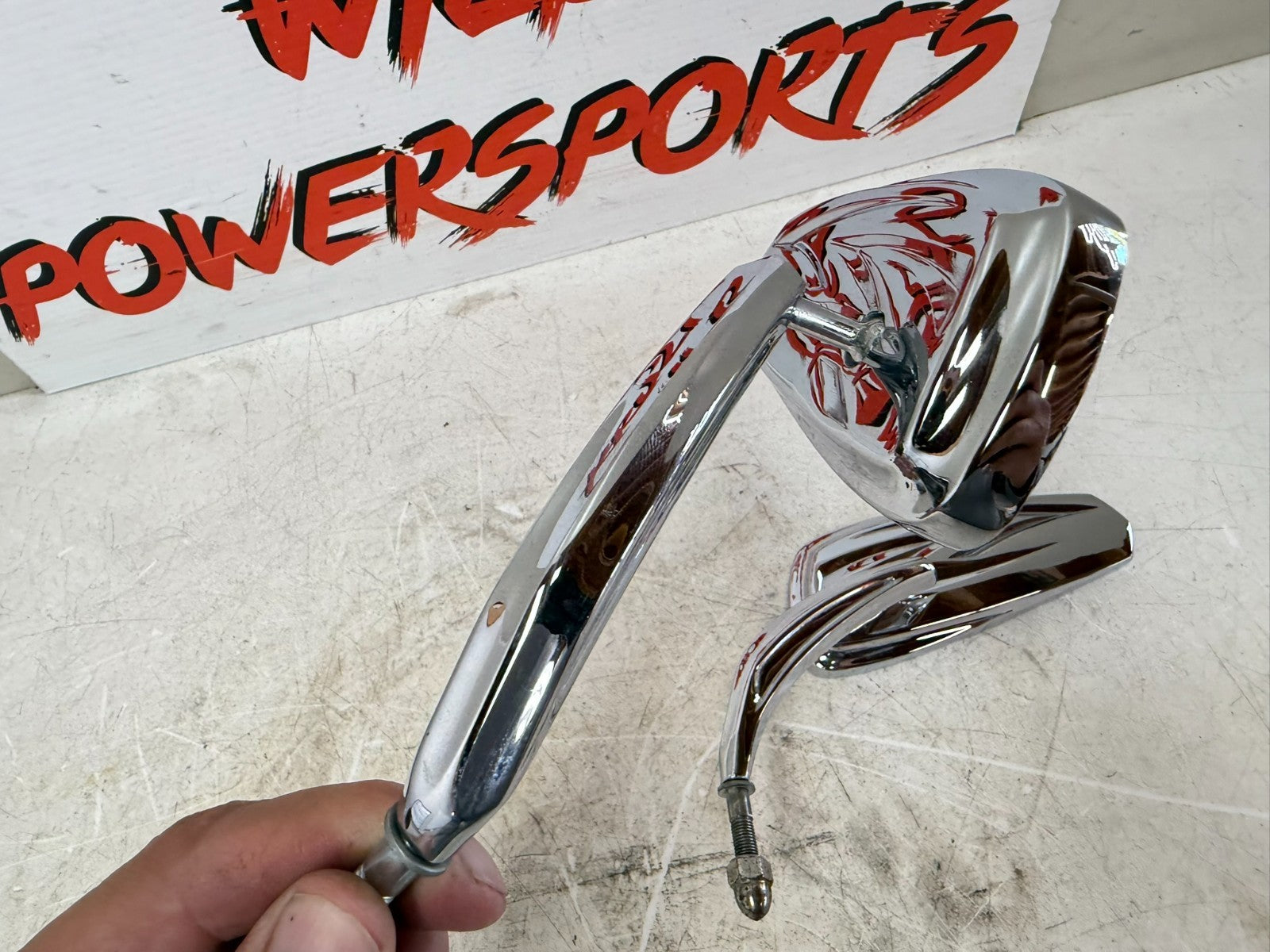 2003 HARLEY DYNA WIDE GLIDE Chrome Side Mirror Mirrors