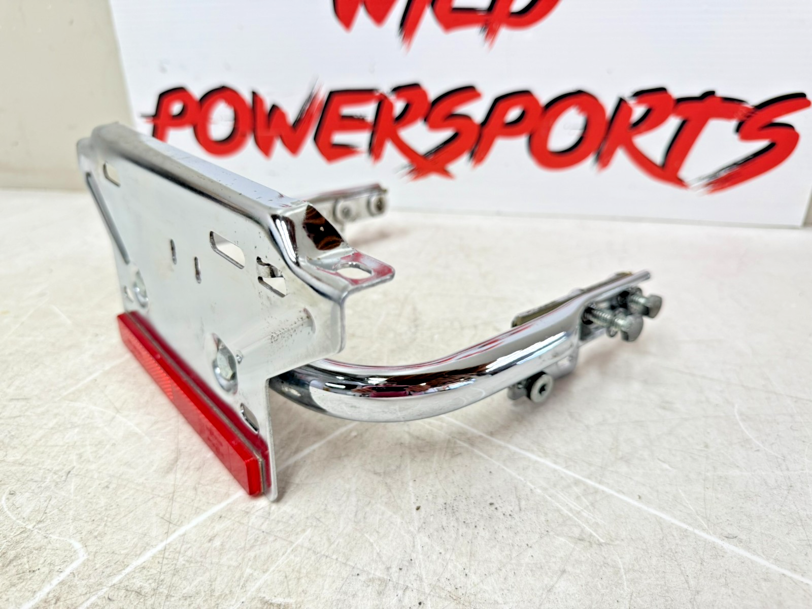 2003 HARLEY ELECTRA GLIDE License Plate Support Rail Bar Holder & Mount