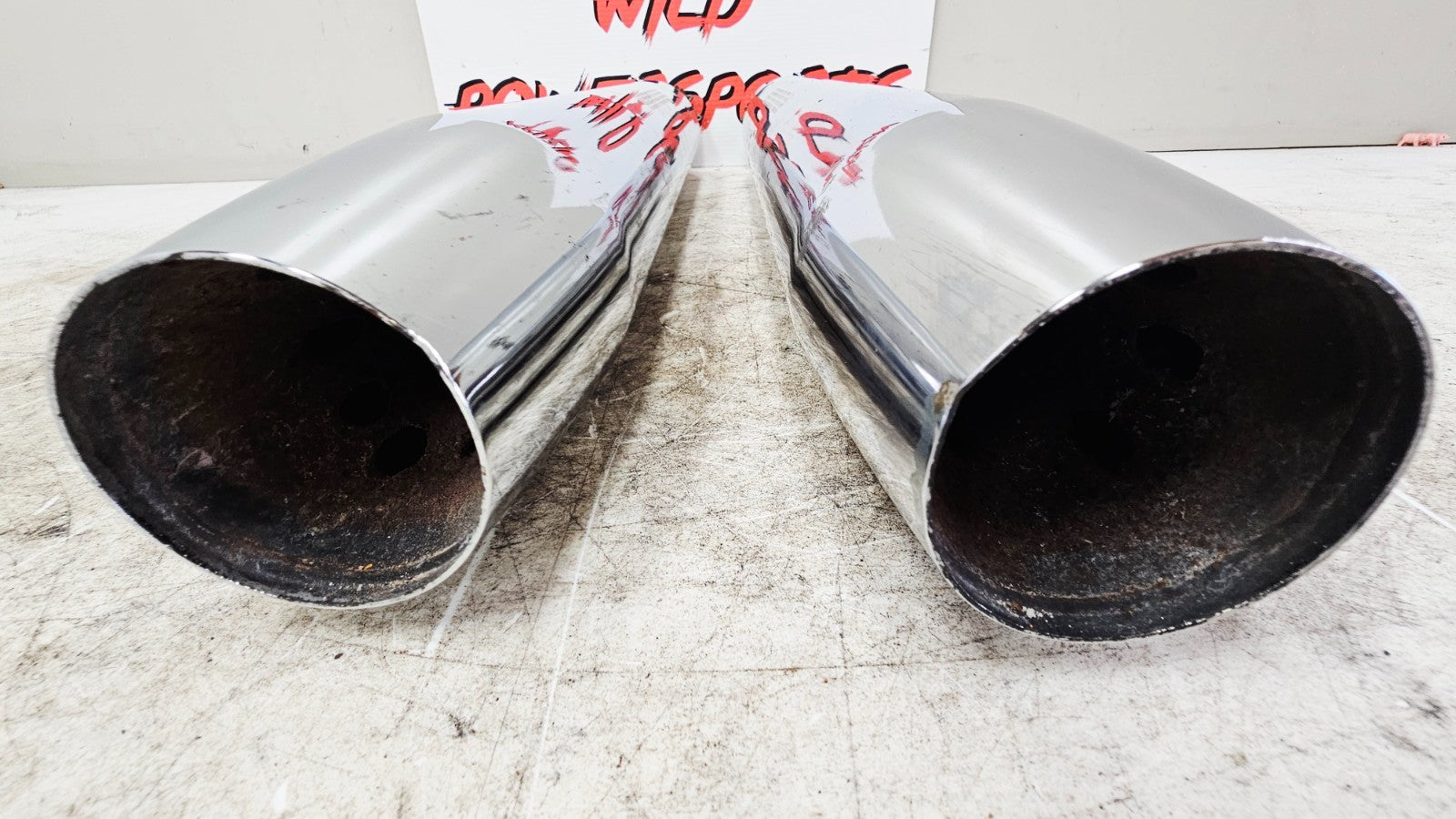 1996 HARLEY FLH ELECTRA GLIDE Exhaust Muffler Pipes Slip On OEM HD