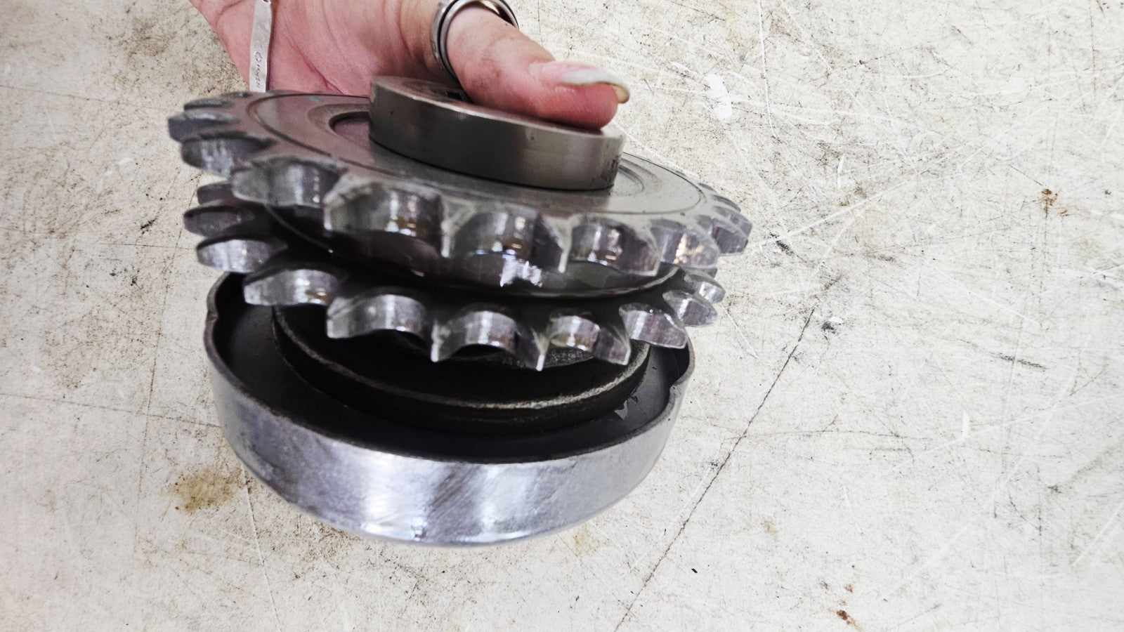 1996 HARLEY FLH ELECTRA GLIDE Primary Clutch Chain Compensator Jackshaft Gear