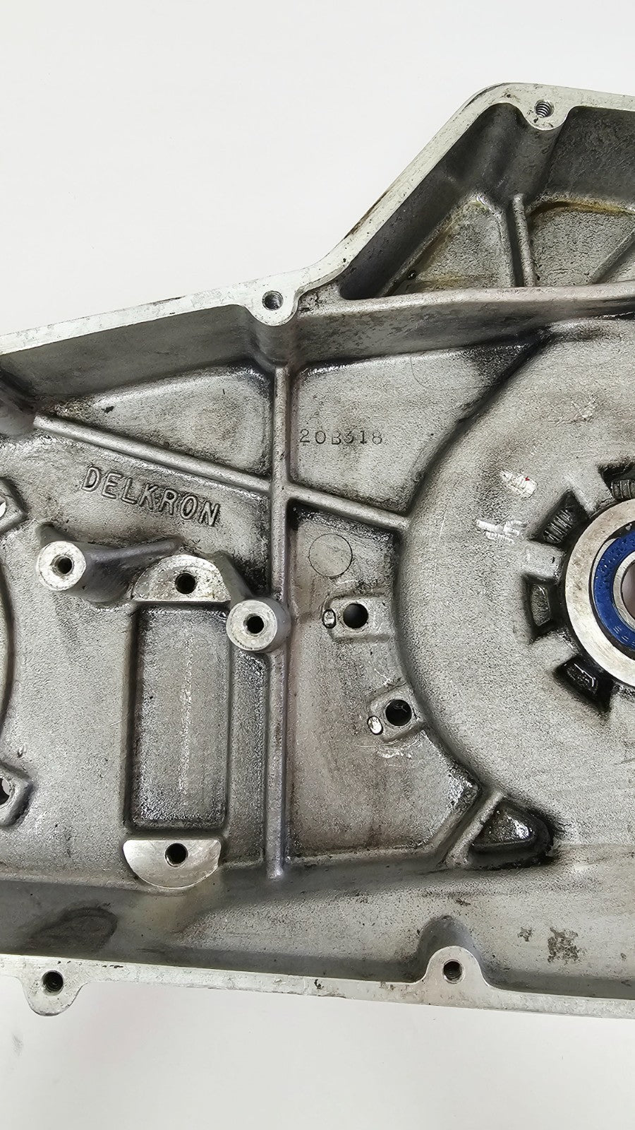 1995 HARLEY SOFTAIL FATBOY Delkron Polished Inner Primary Clutch Cover Housing