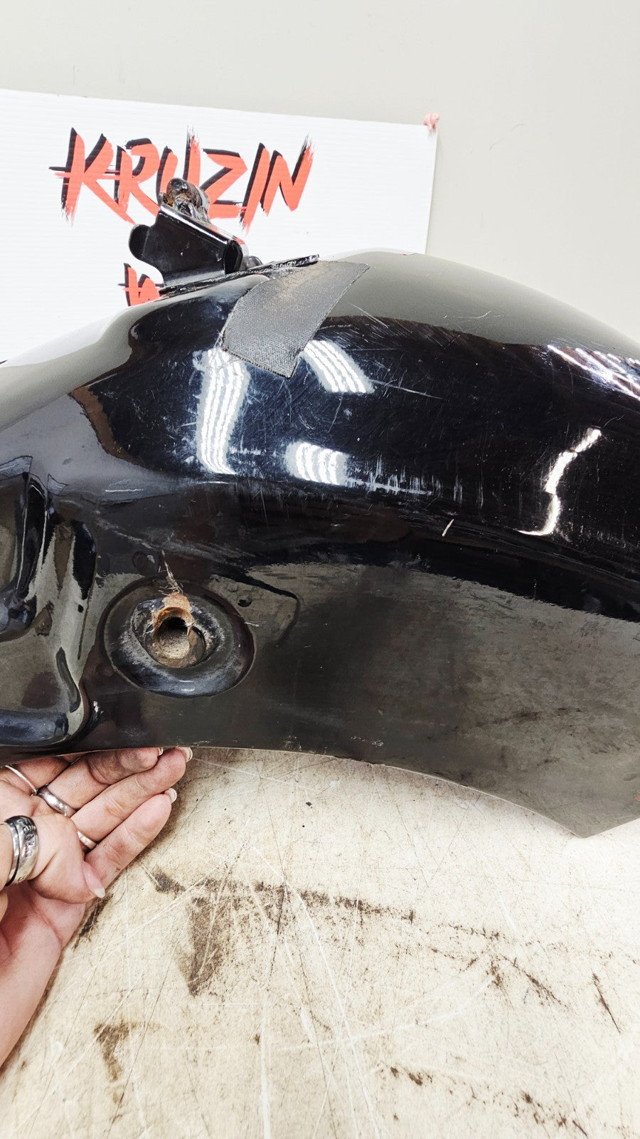 2000 HONDA VALKYRIE INTERSTATE Rear Back Fender Mudguard Turn Signal Light