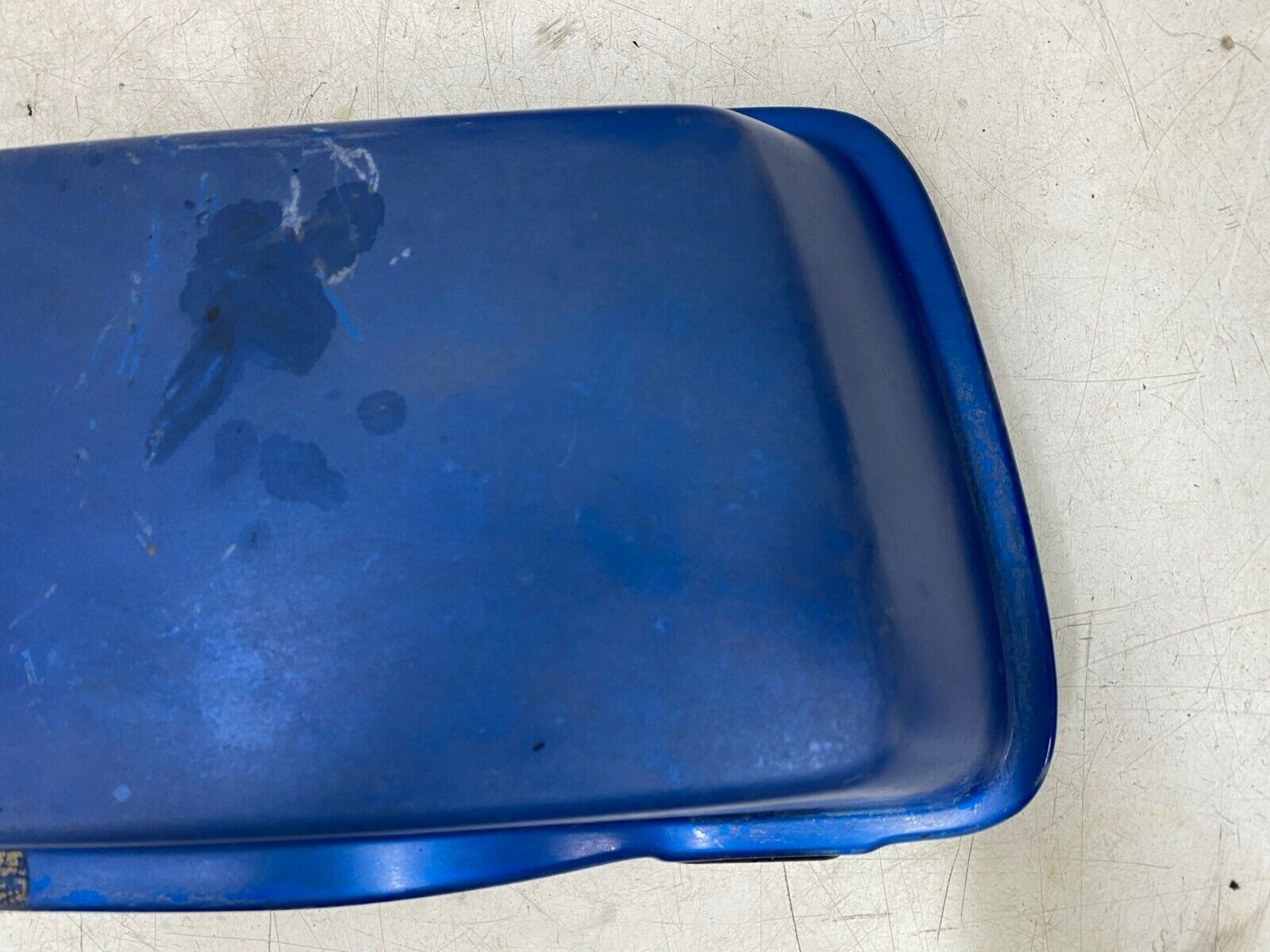 2002 HARLEY DAVIDSON FLH Road Glide CVO Left Saddle Bag Lid OEM HD Blue
