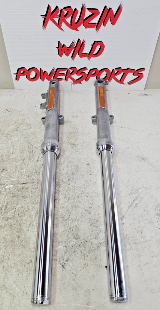 2000 Harley Davidson Sportster 883 Front Left Right Fork End Sliders Leg Tubes