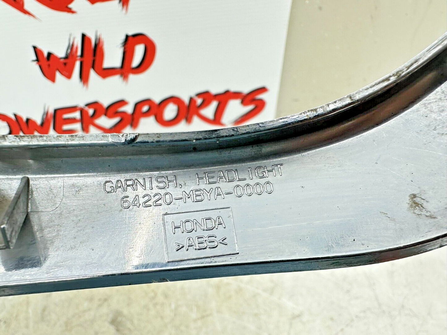 1999 HONDA VALKYRIE INTERSTATE Chrome Headlight Trim Garnish Surround