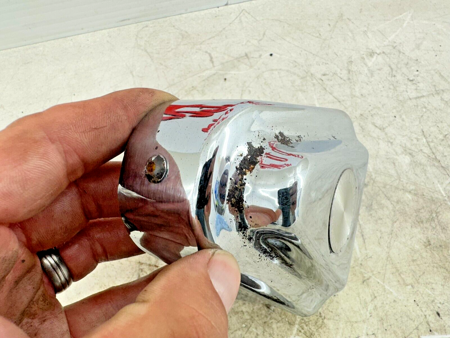 2002 HARLEY SOFTAIL Rear Axle Swing Arm Cover Guard OEM HD