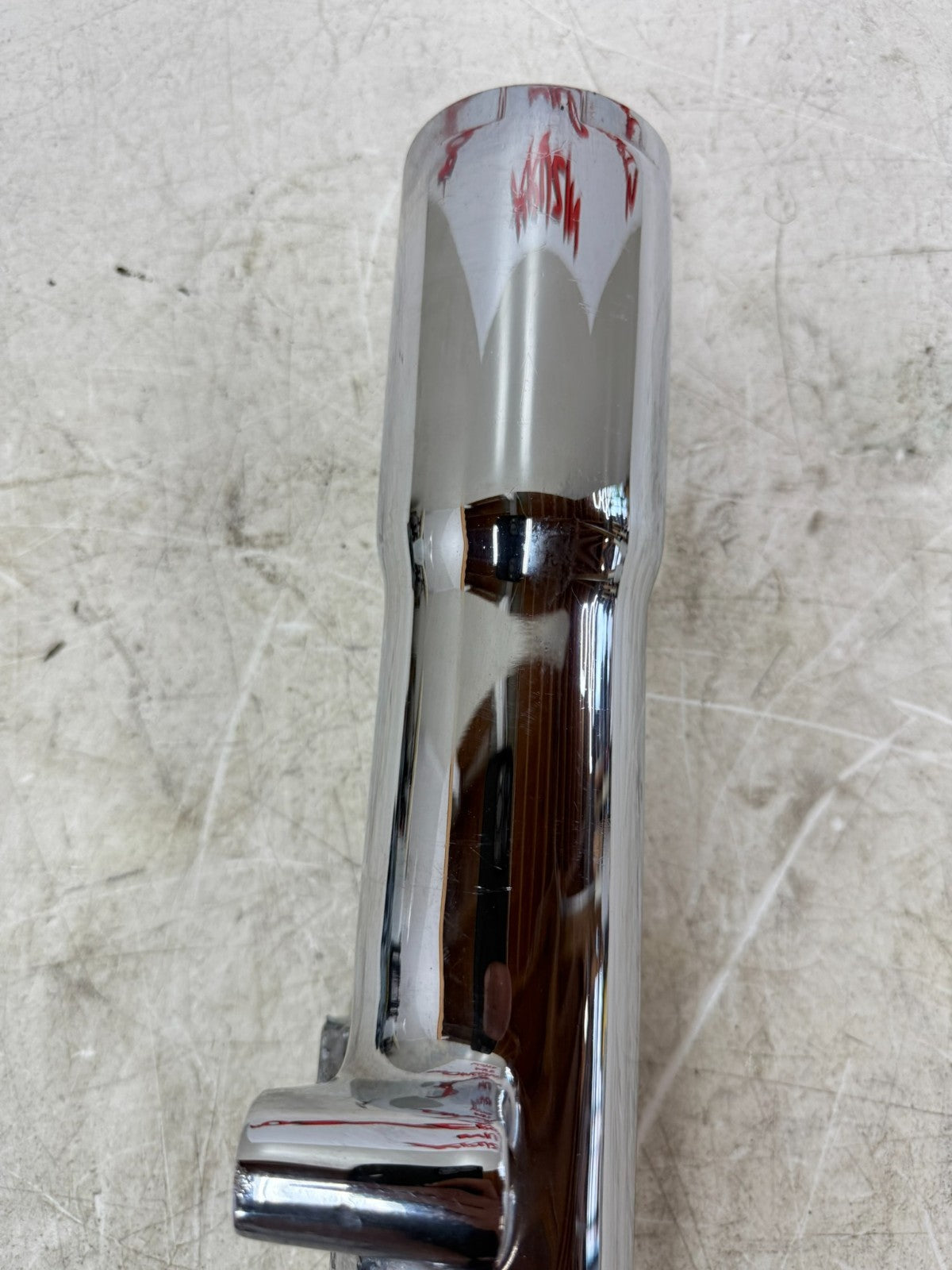 1997 HARLEY DAVIDSON SOFTAIL 41mm Left Chrome Fork Leg Tube Lower Slider