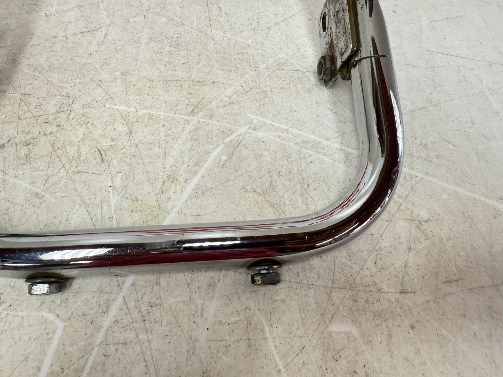 2003 HARLEY ELECTRA GLIDE Rear Frame Chrome Support Rail Bar