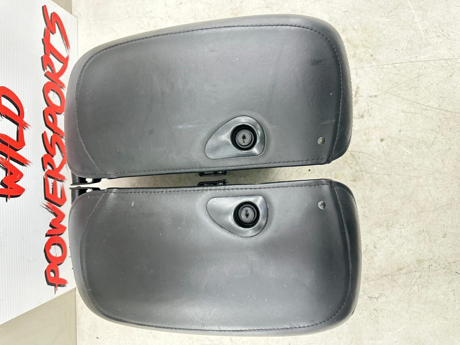 1999 HARLEY SOFTAIL OEM HD Genuine Hard Leather Saddlebags