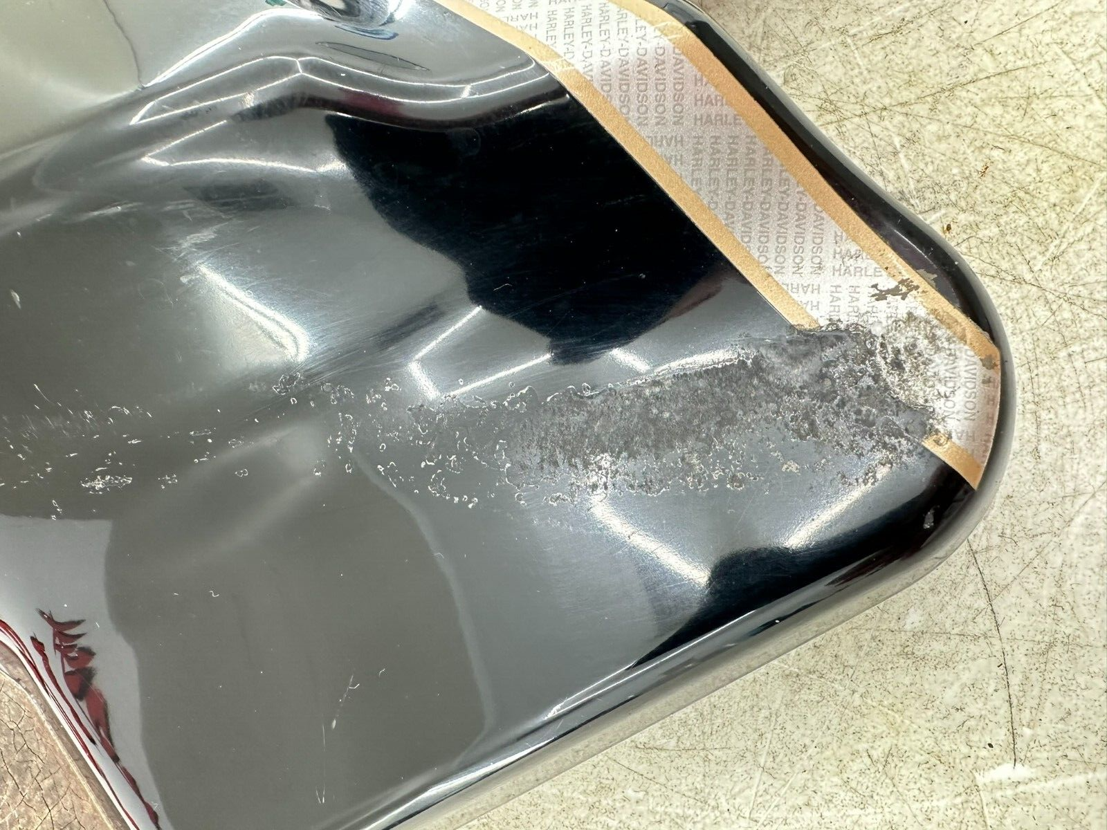 2003 HARLEY ELECTRA GLIDE classic Right Side Cover Black Anniversary Paint