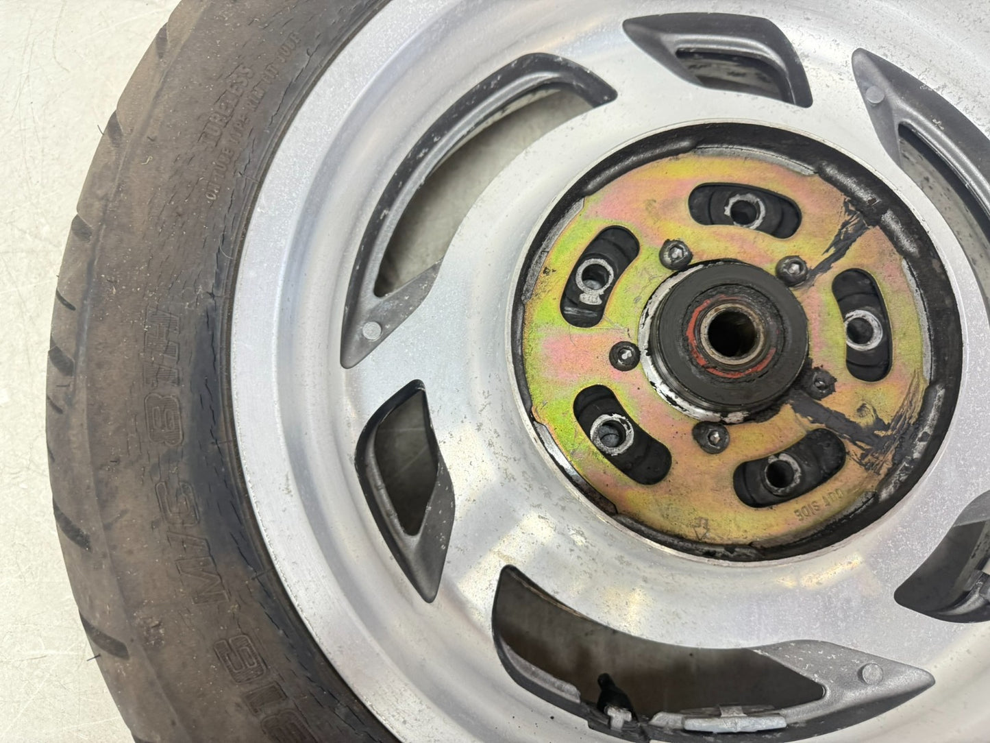 2001 HONDA VALKYRIE INTERSTATE OEM Rear Wheel Rim Tire 6 Spoke Mag