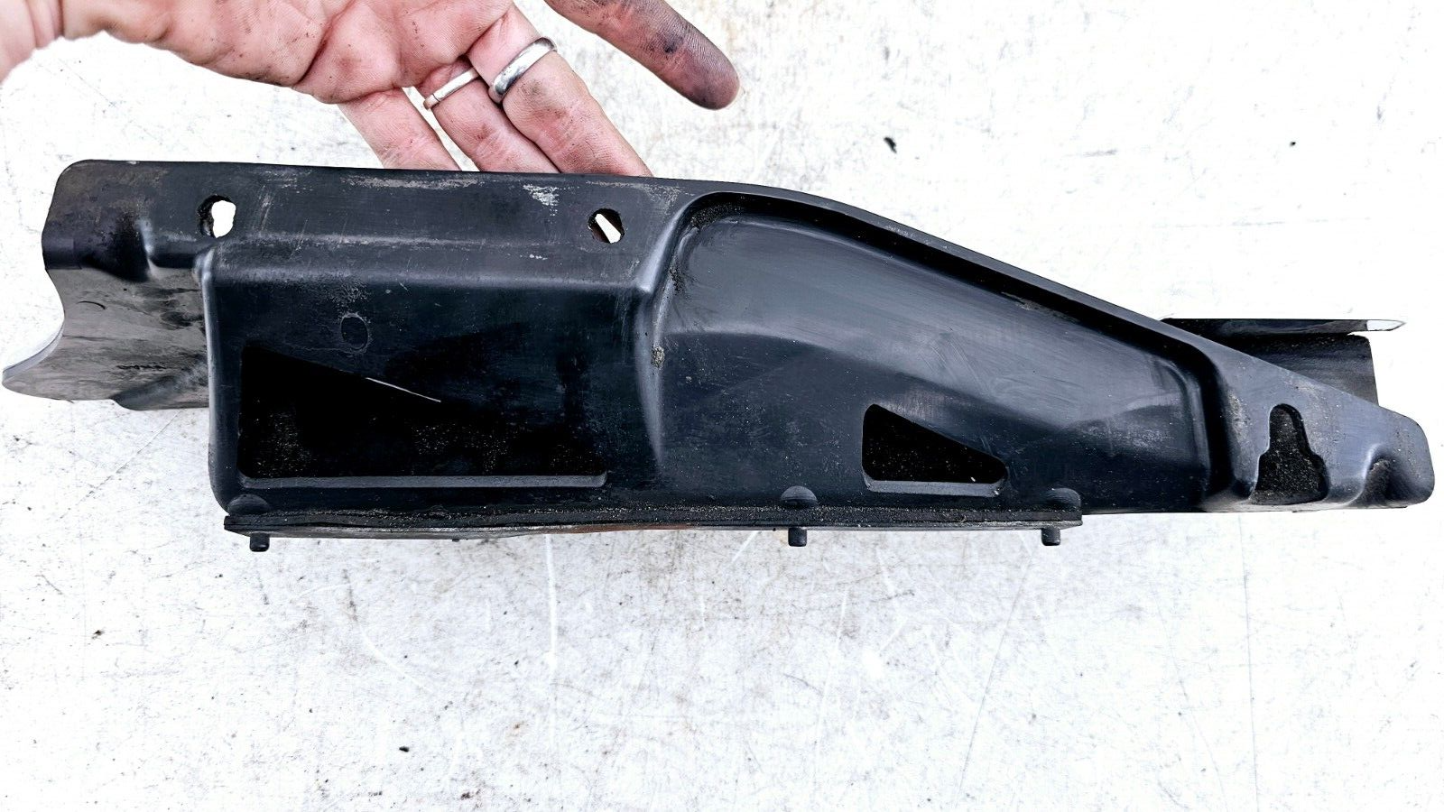 1995 HARLEY DYNA CONVERTIBLE Chrome Lower Belt Deflector Cover Guard
