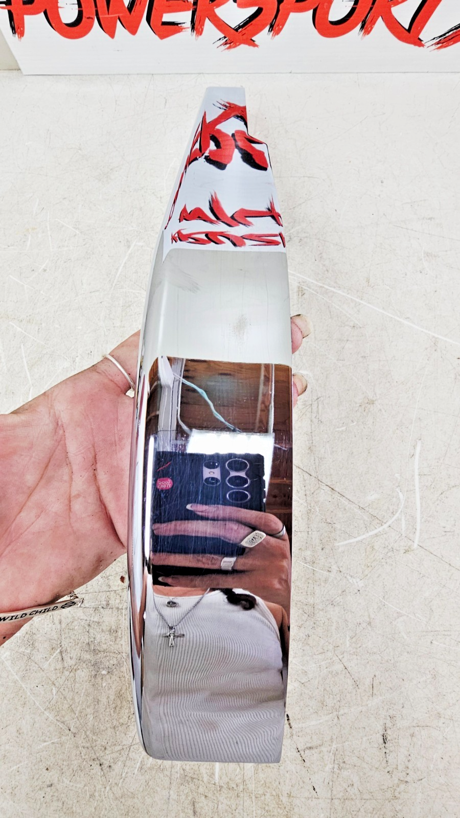 1997 HARLEY DYNA Chrome Upper Belt Cover Guard