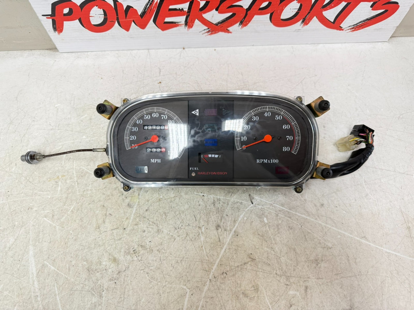 1995 HARLEY FLH ELECTRA GLIDE Speedometer Instrument Gauge Cluster Tachometer 