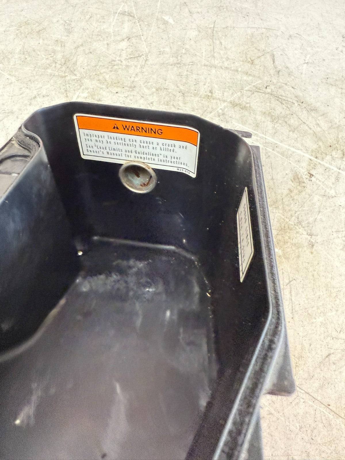 2002 Honda Goldwing GL1800 Front Storage Glove Box Right Side Air Duct