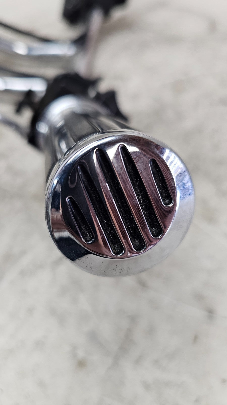 1990 Harley FXR FXRT FXRD FXRS FXLR FXRC Chrome Drag Bars 8" Risers Hand Control