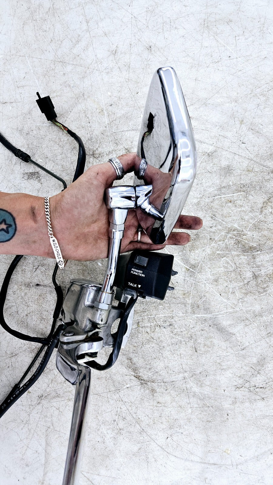 1999 HONDA VALKYRIE INTERSTATE Radio Control Switch + Clutch Lever + Side Mirror