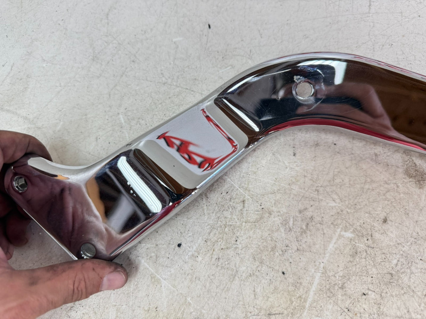 1997 HARLEY DAVIDSON SOFTAIL Chrome Rear Fender Frame Strut Arm Bars