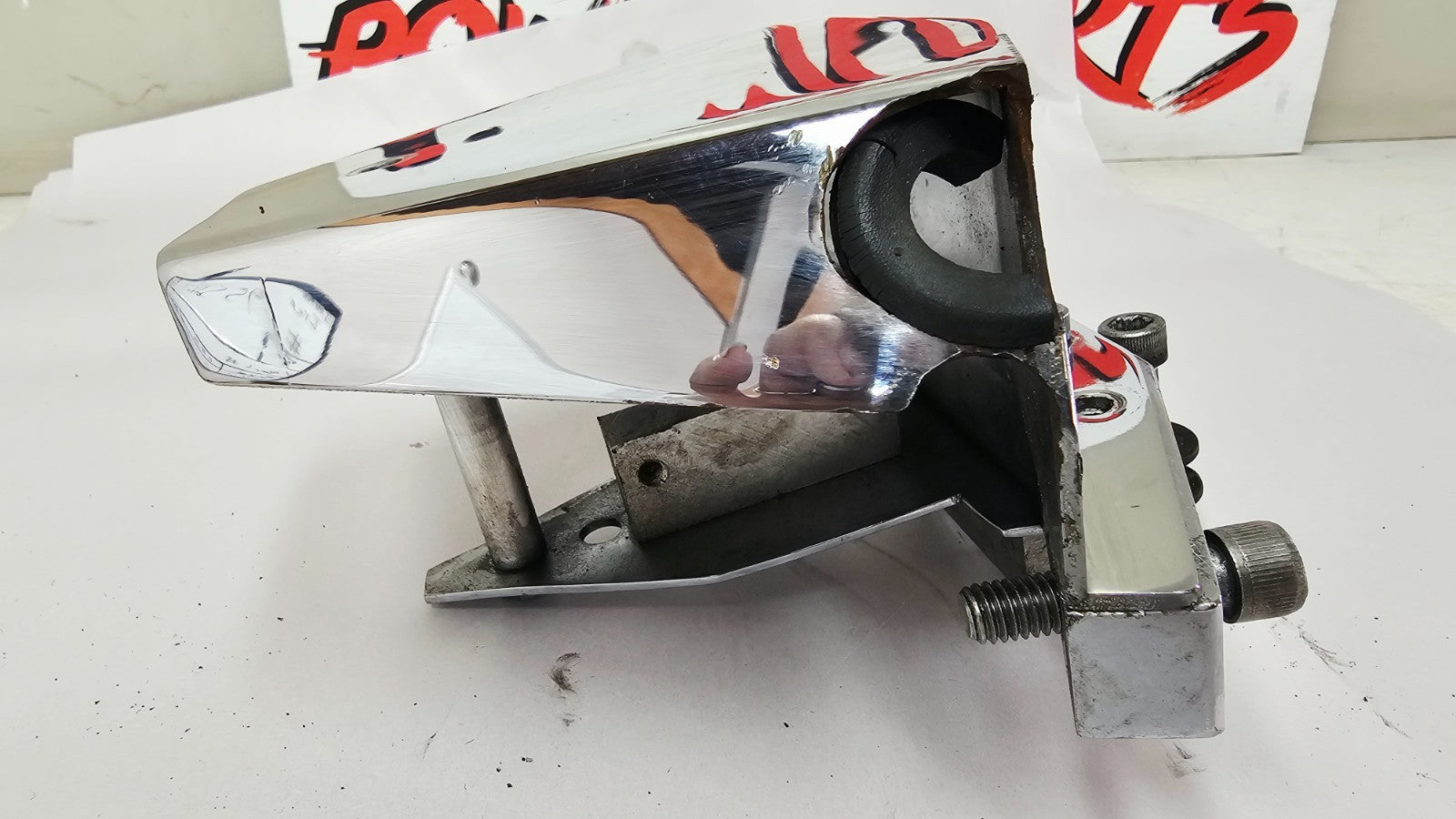 1995 HARLEY SOFTAIL FATBOY Custom Upper Motor Mount Stay Bracket W/ Cover