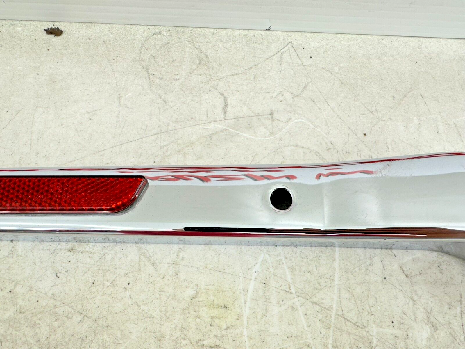 1999 HARLEY DYNA Rear Fender Frame Chrome Strut Arm Bars OEM HD