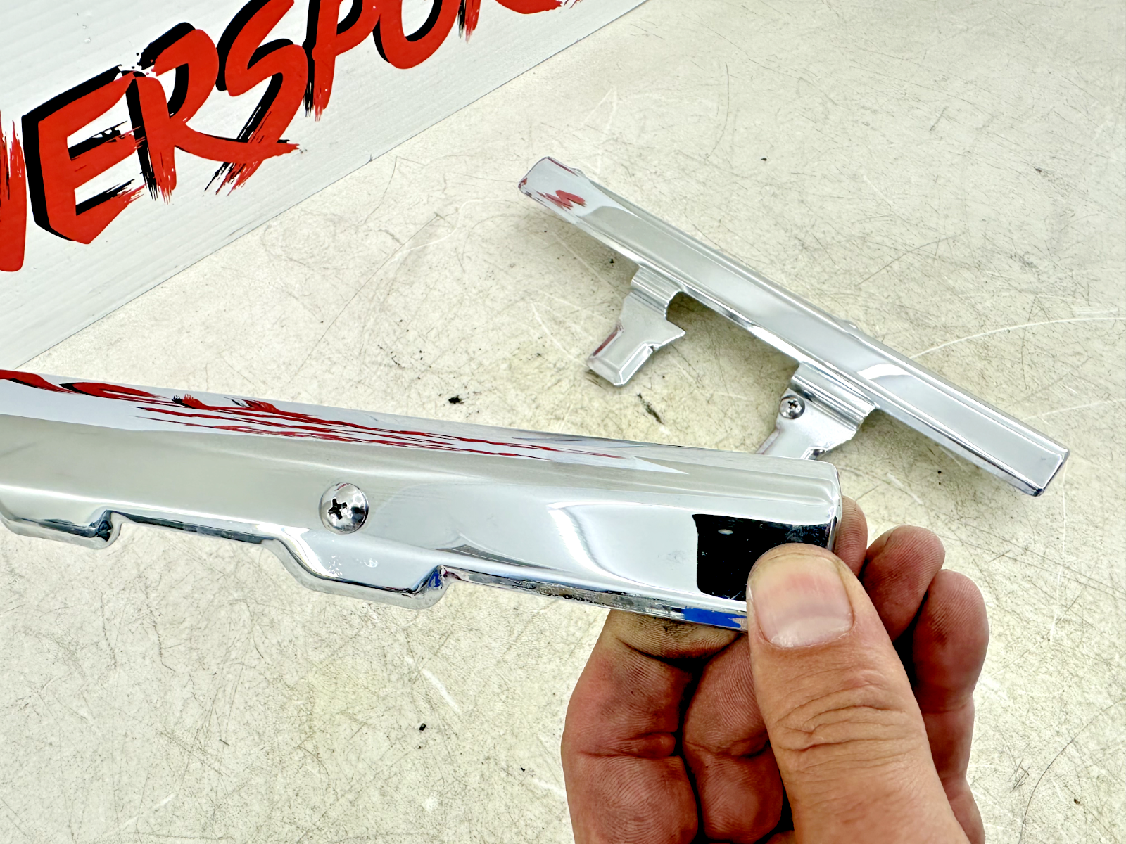 1999 HONDA VALKYRIE INTERSTATE Chrome Carburetor Cover Guard