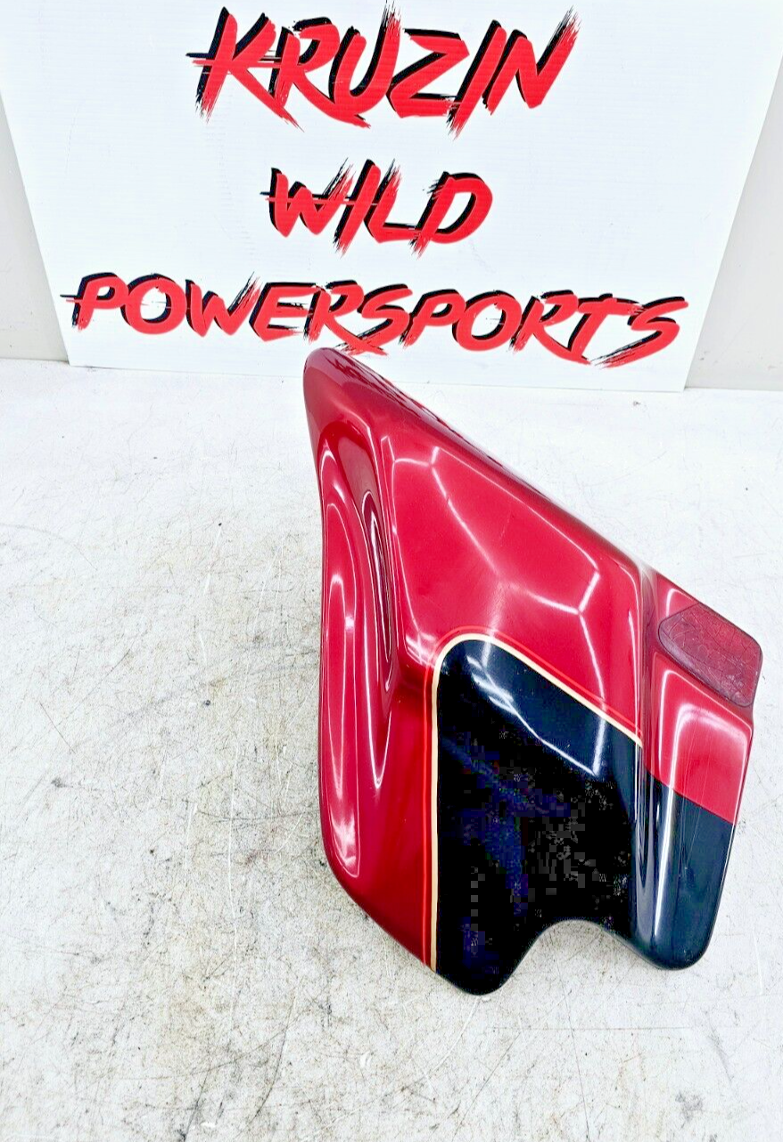 1998 HARLEY FLH ELECTRA GLIDE Left Side Cover Fairing Panel Cowl RED BLACK OEM