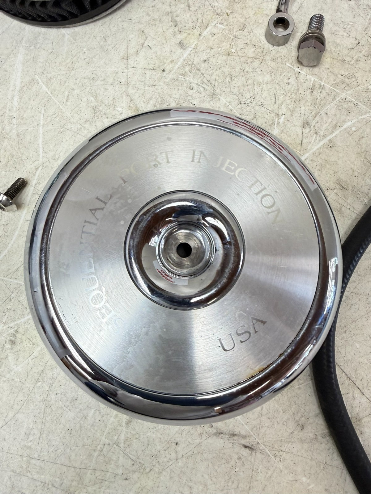 1995 HARLEY FLH ELECTRA GLIDE Air Cleaner Filter Backing Plate Housing Cover