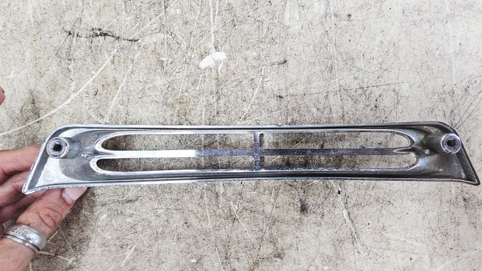 1995 HONDA GOLDWING GL1500 Front Lower Headlight Grille Trim Chrome