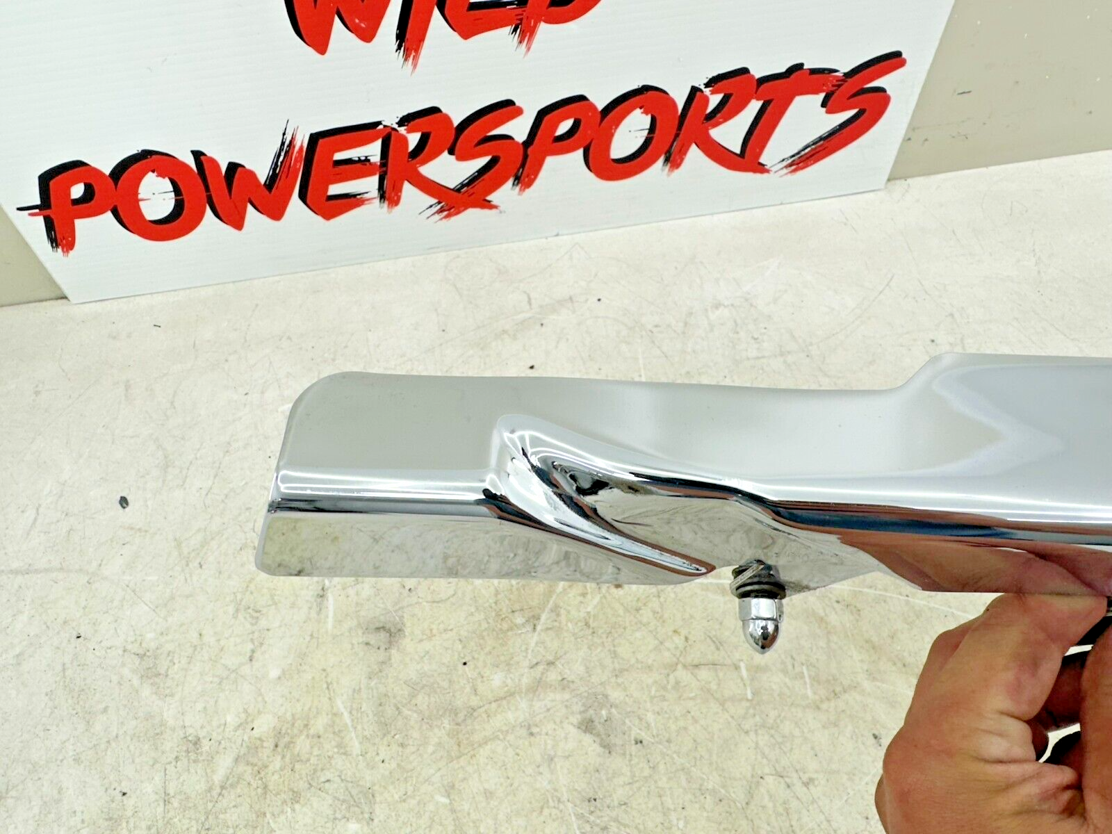 2002 HARLEY SOFTAIL Chrome Upper Belt Cover Guard