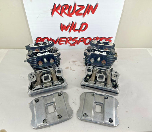 2003 Harley Davidson Sportster Front Rear Cylinder Heads + Rocker Box